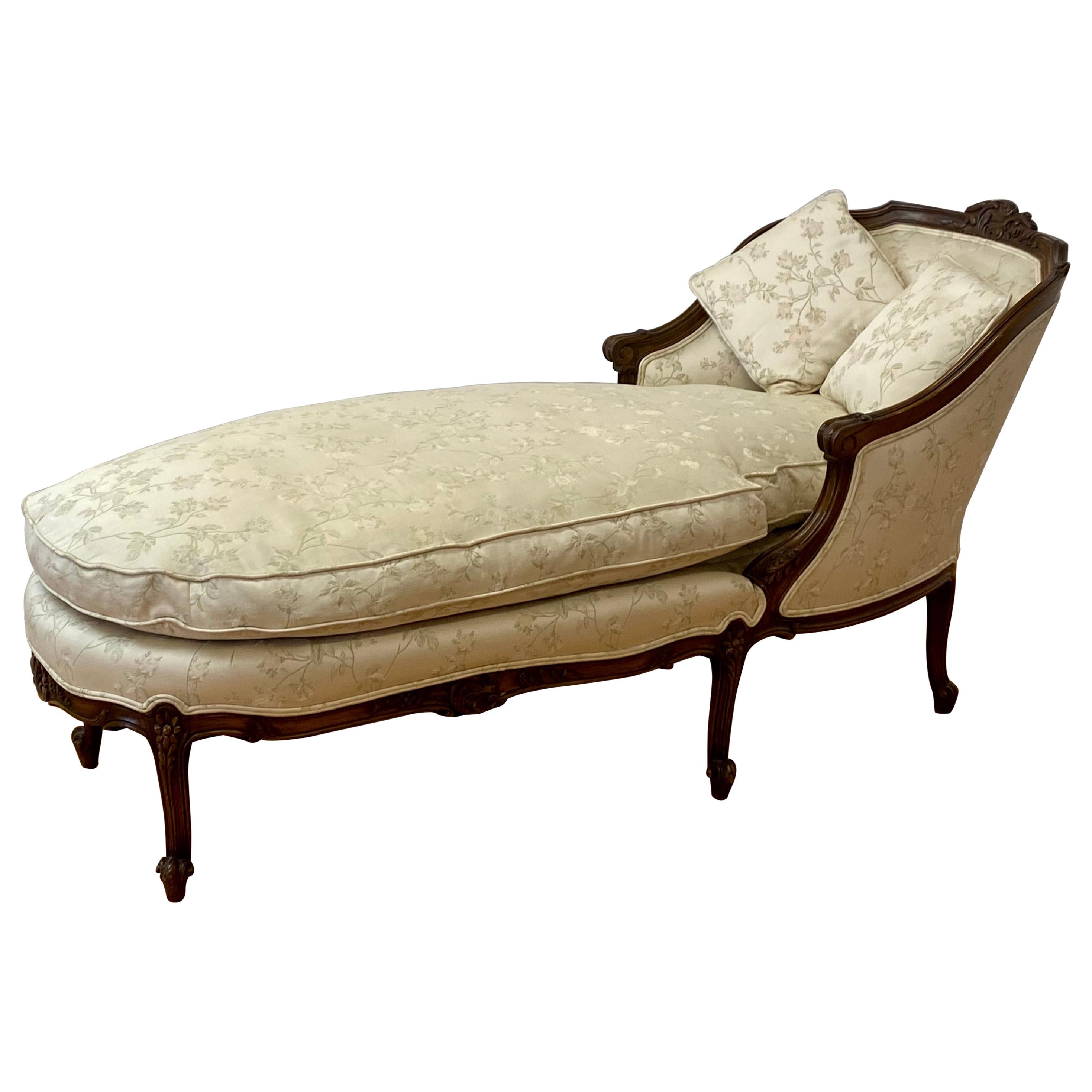 French Walnut Chaise Lounge, C.1920 at 1stDibs french chaise, chaise