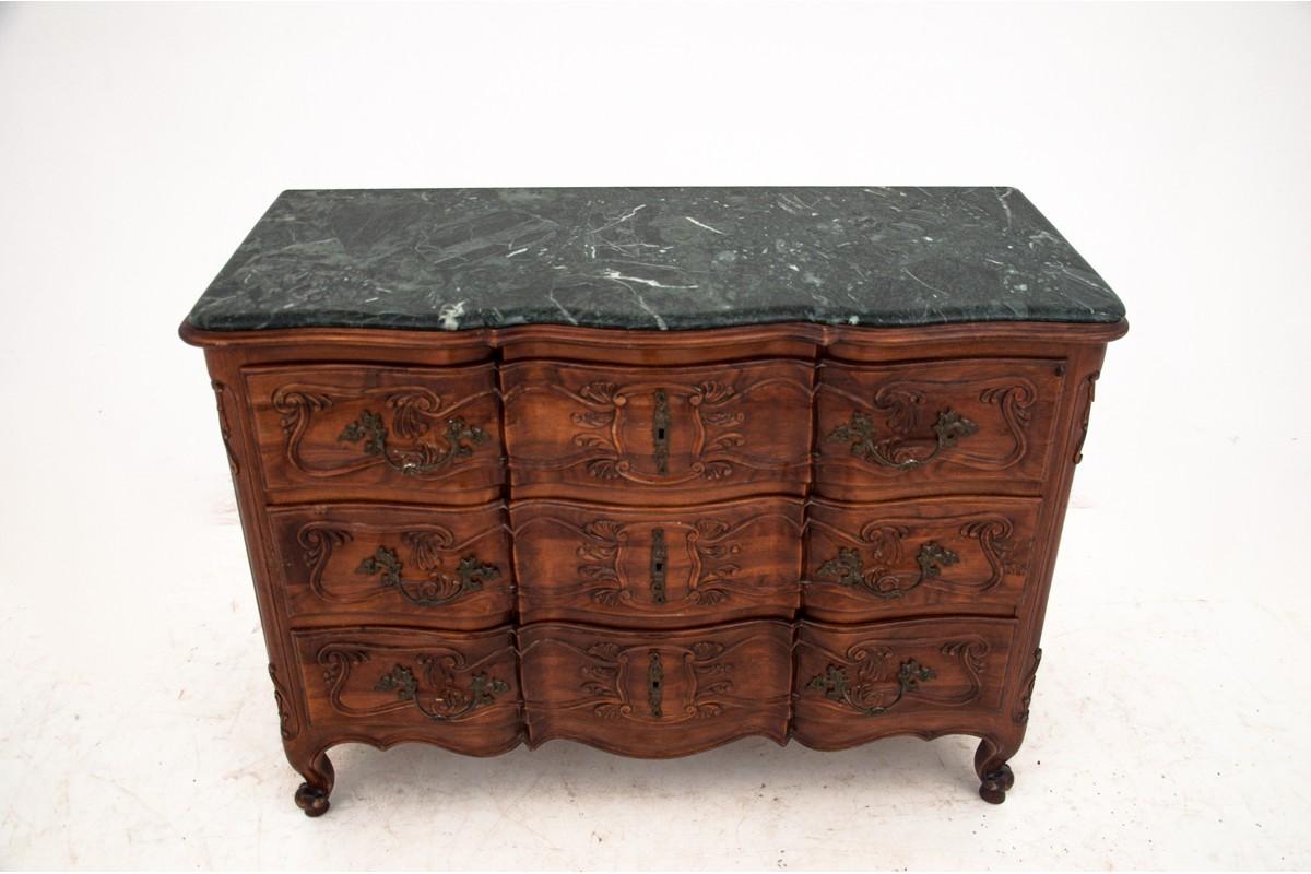 20th Century French Walnut Chest of Drawers from circa 1900