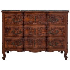 French Walnut Chest of Drawers from circa 1900