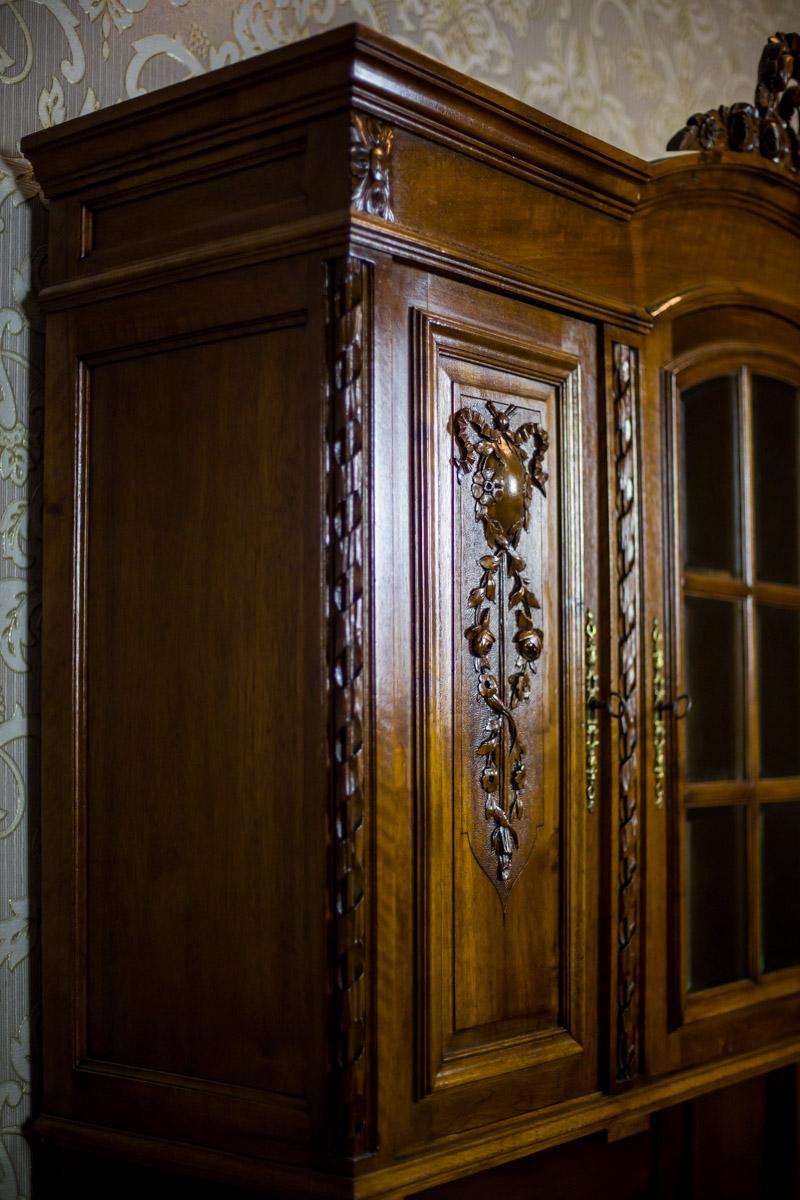 Veneer French Walnut Cupboard from the Early 20th Century