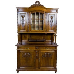 French Walnut Cupboard from the Early 20th Century