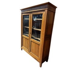 French Walnut Display Cabinet, circa 1900