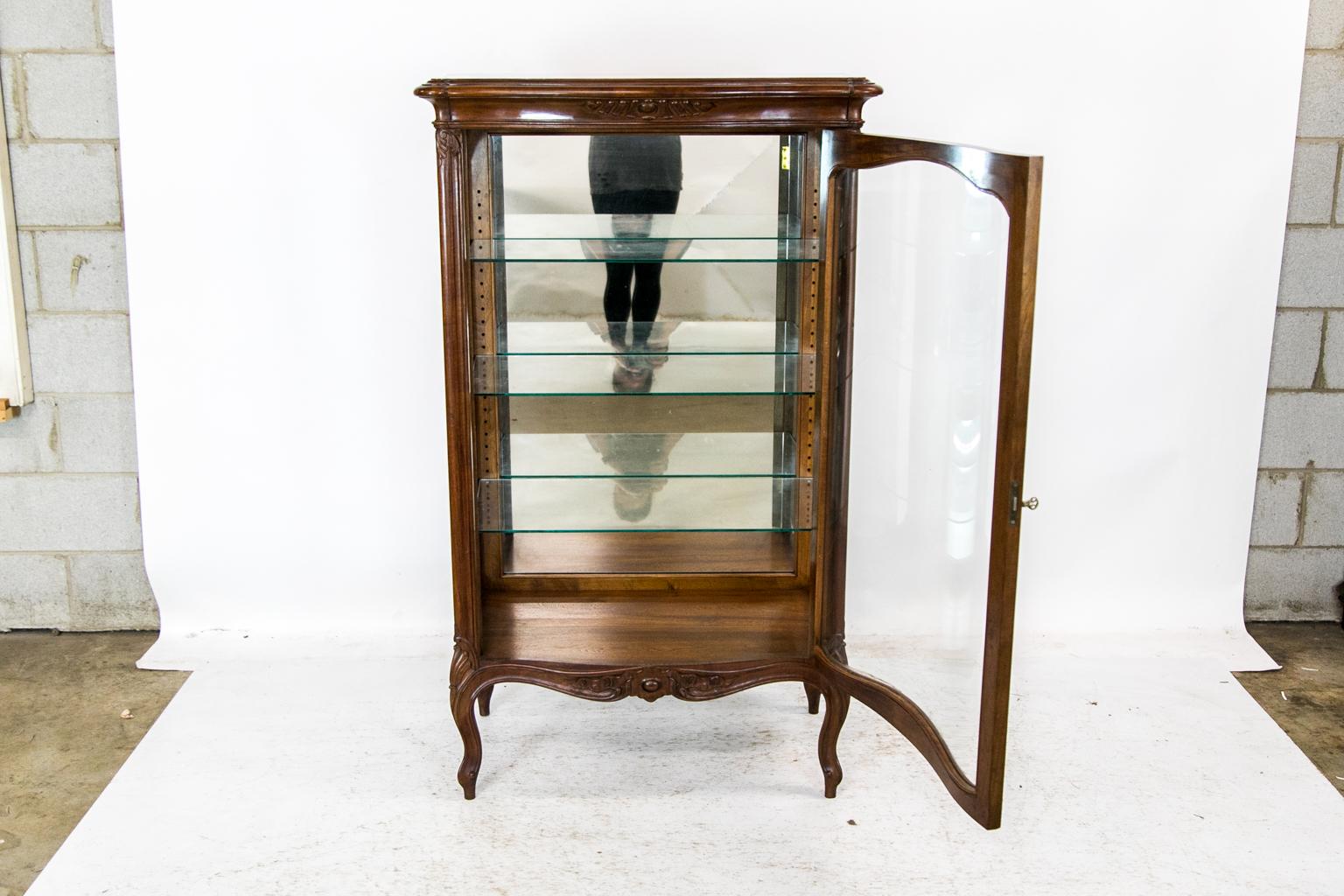 French Walnut Display Cabinet 5