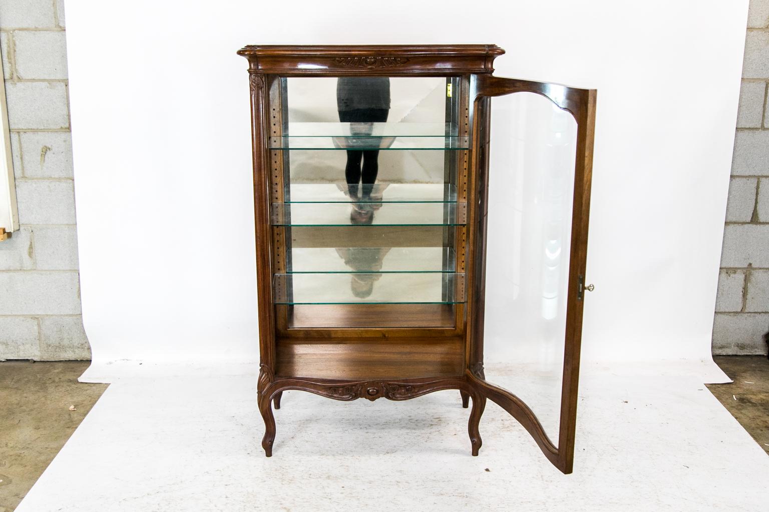 French Walnut Display Cabinet For Sale 6