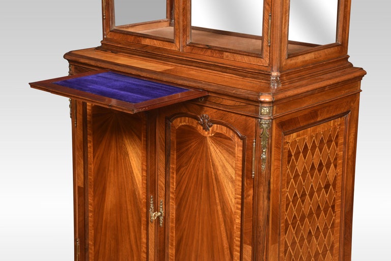 French Walnut Display For Sale at 1stDibs