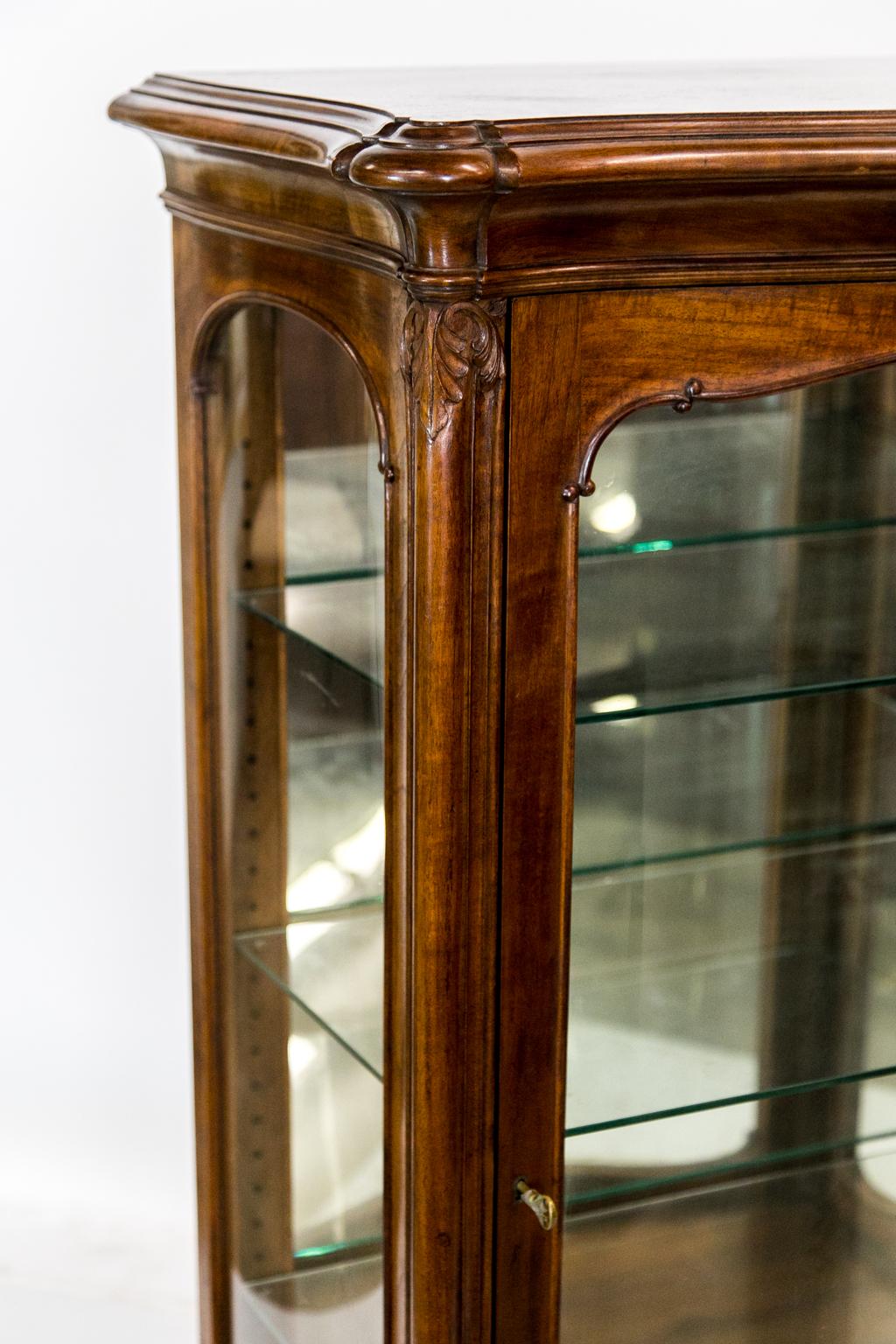 French Walnut Display Cabinet For Sale 9