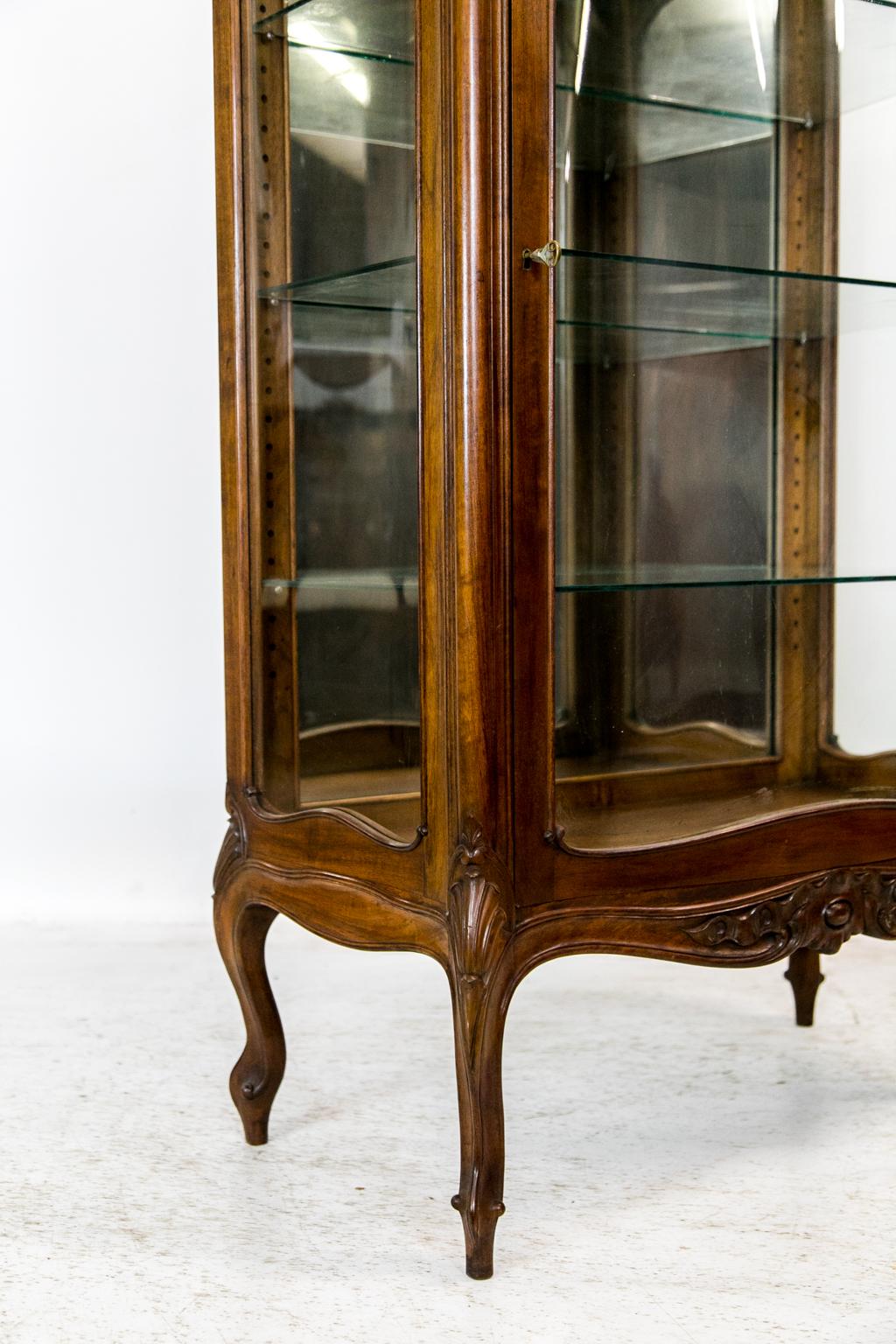 French Walnut Display Cabinet For Sale 10