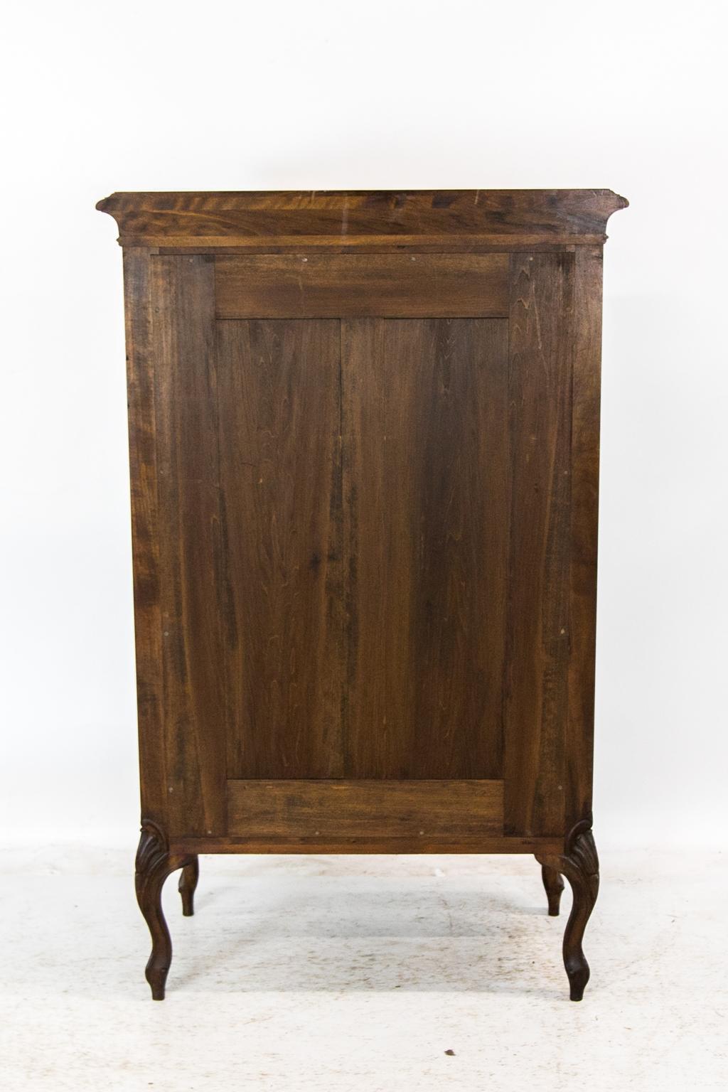 French Walnut Display Cabinet For Sale 11