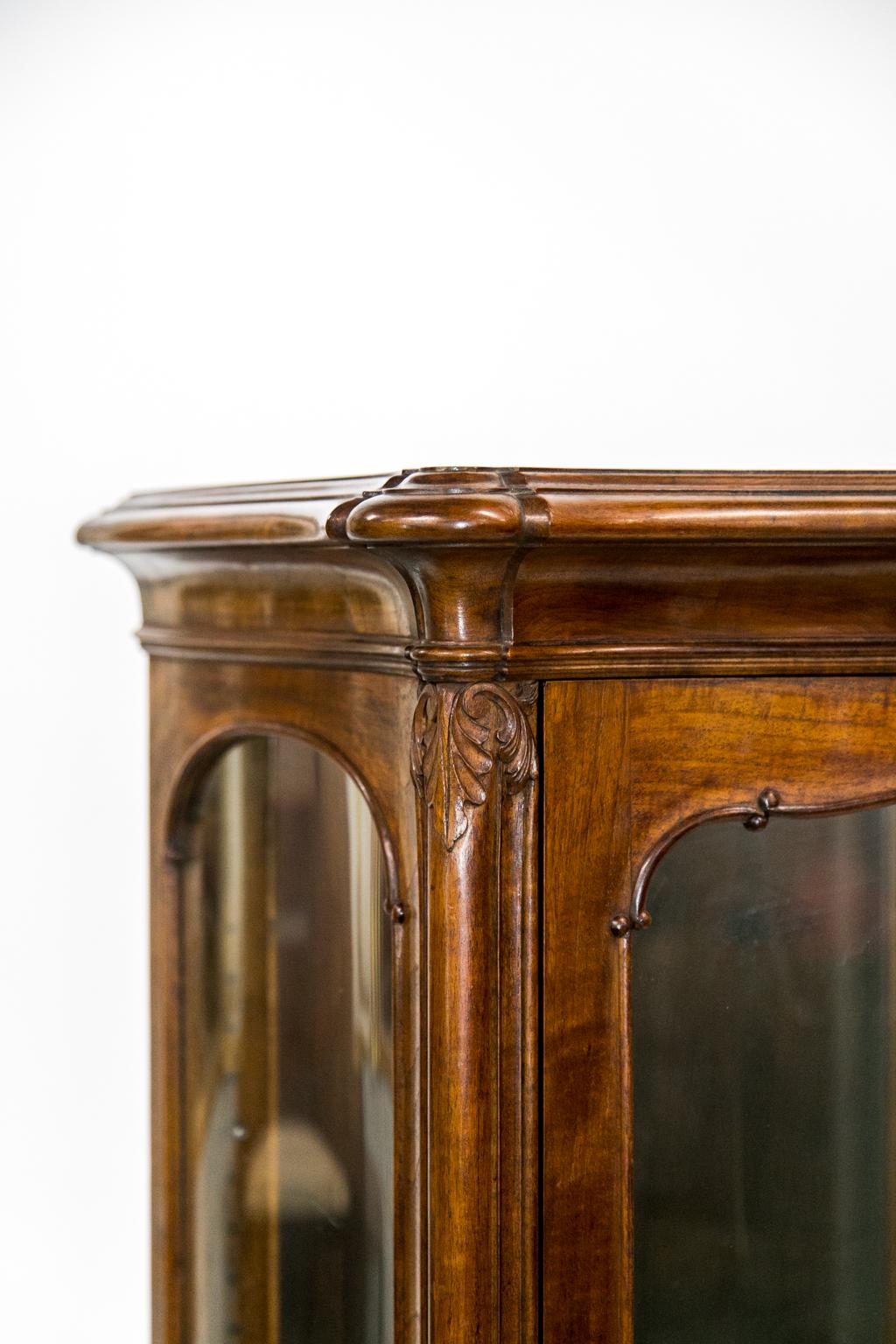 French Walnut Display Cabinet 3
