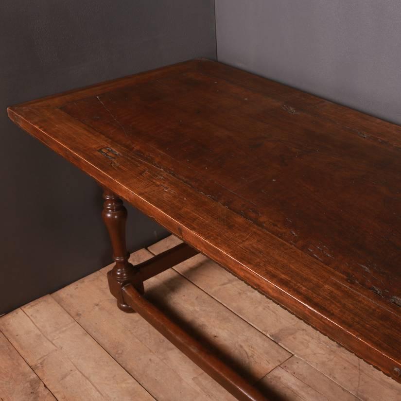 18th Century and Earlier French Walnut Drapers Table