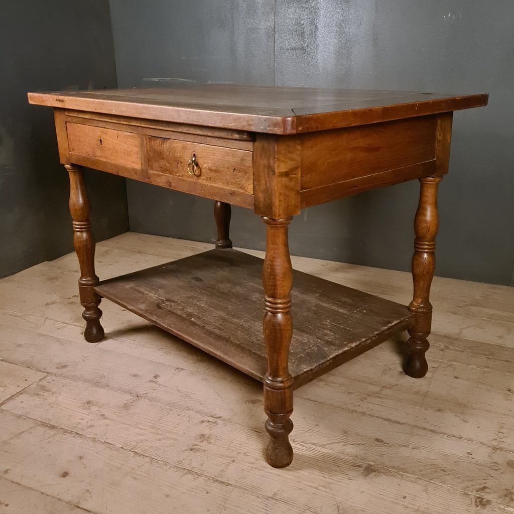 French Walnut Drapers Table 3