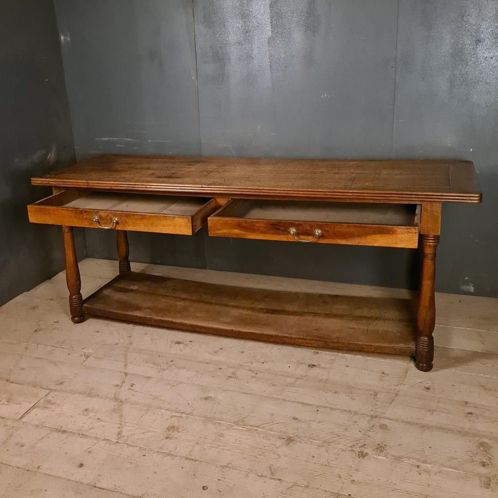 French Walnut Drapers Table 4
