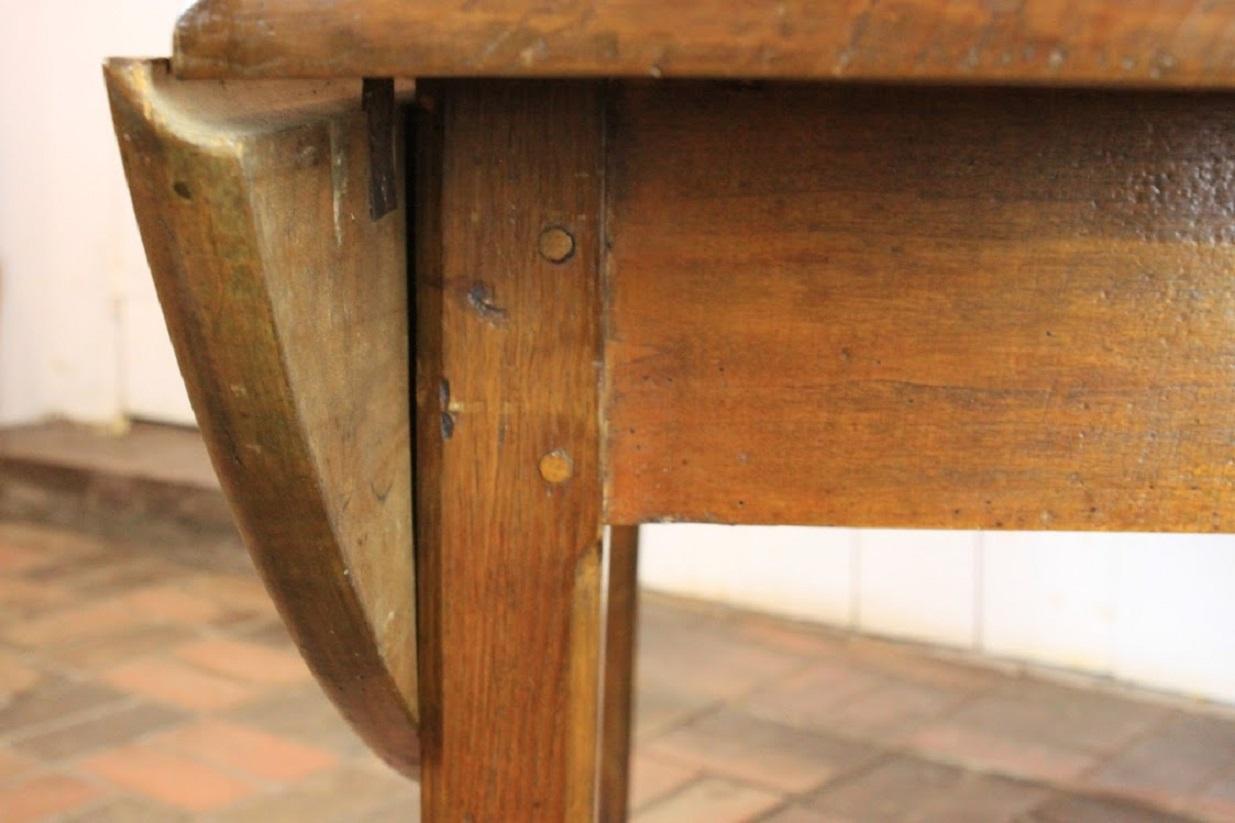 French Walnut Drop Leaf Table 8