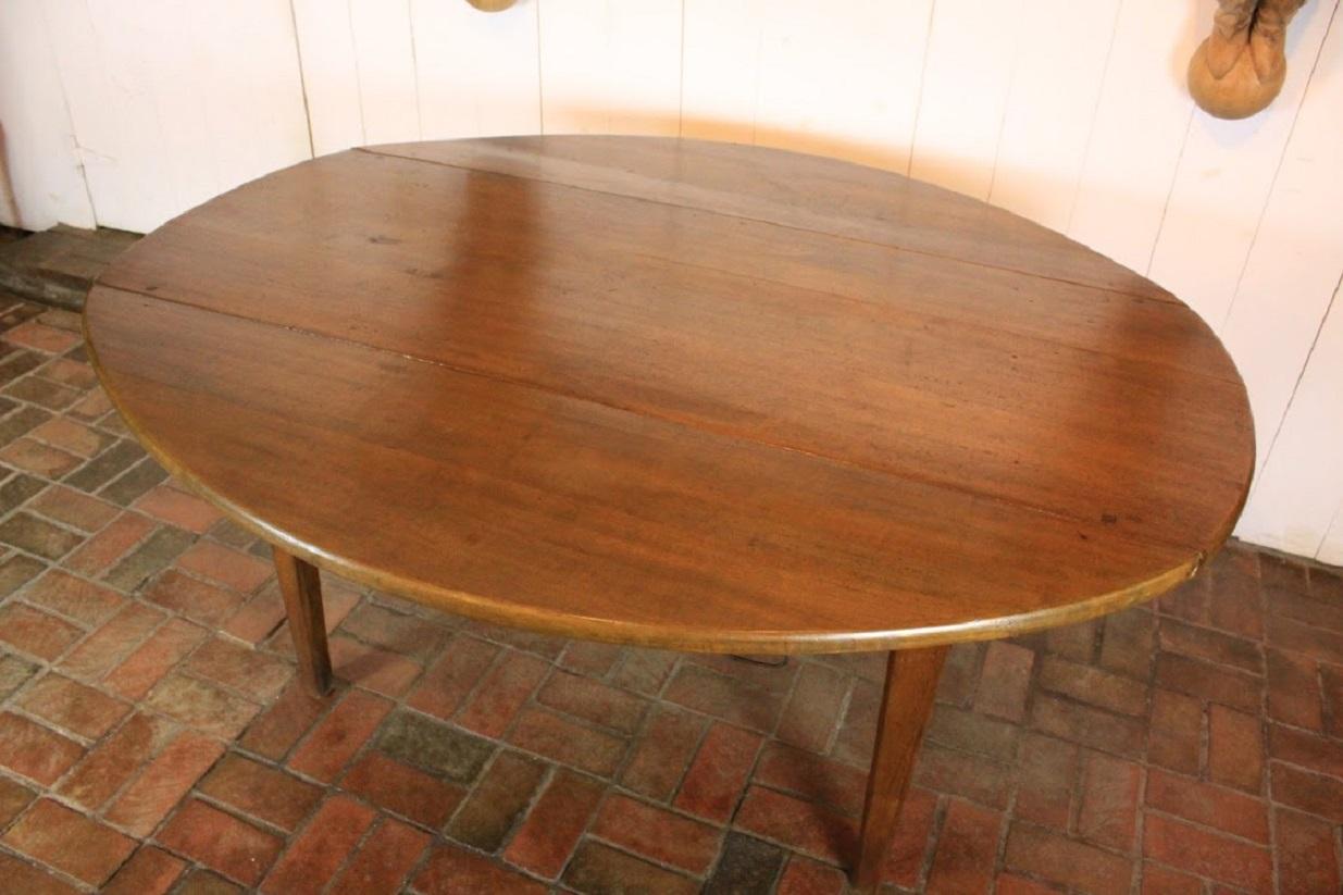 French Walnut Drop Leaf Table 4