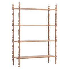 French Walnut Etagère, 19th C.