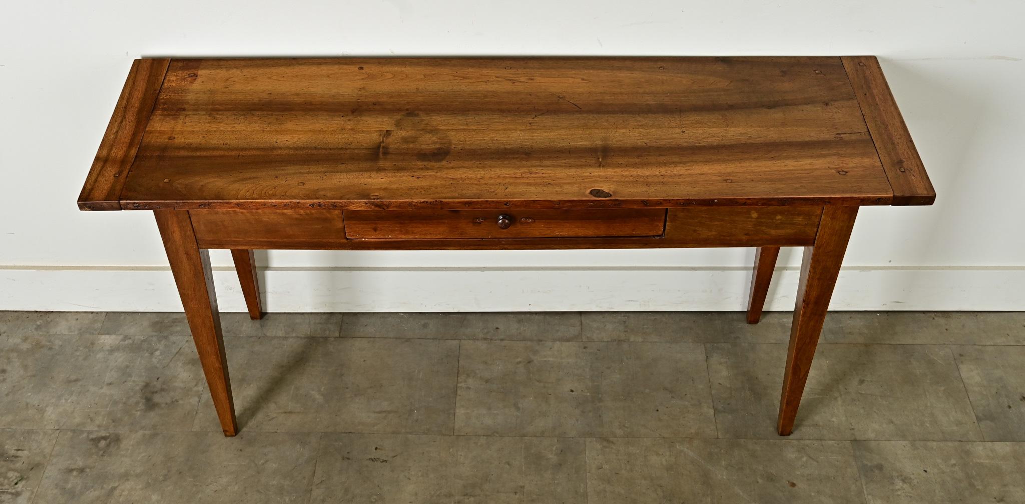 French Walnut Farmhouse Server For Sale 1