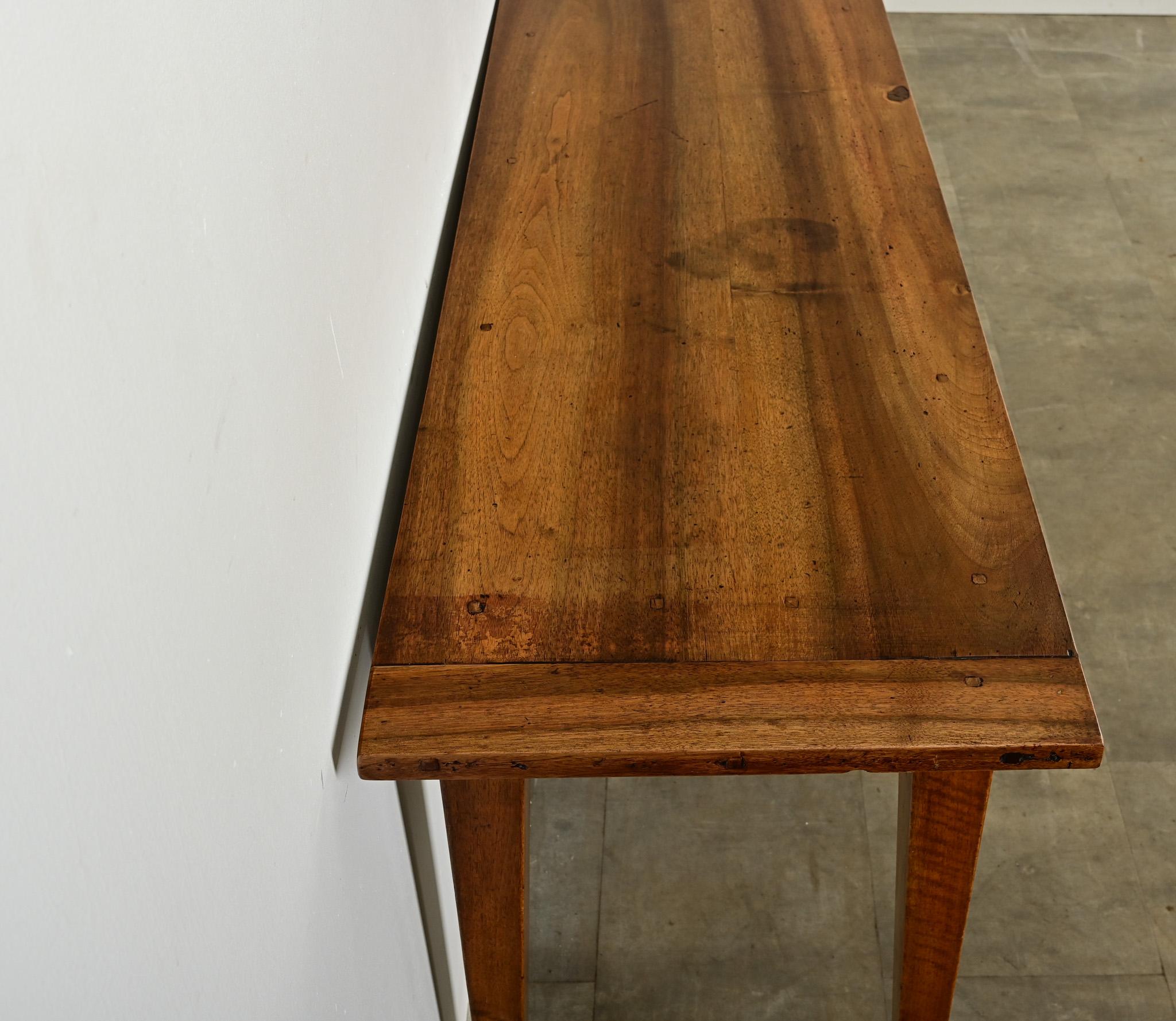 French Walnut Farmhouse Server For Sale 2