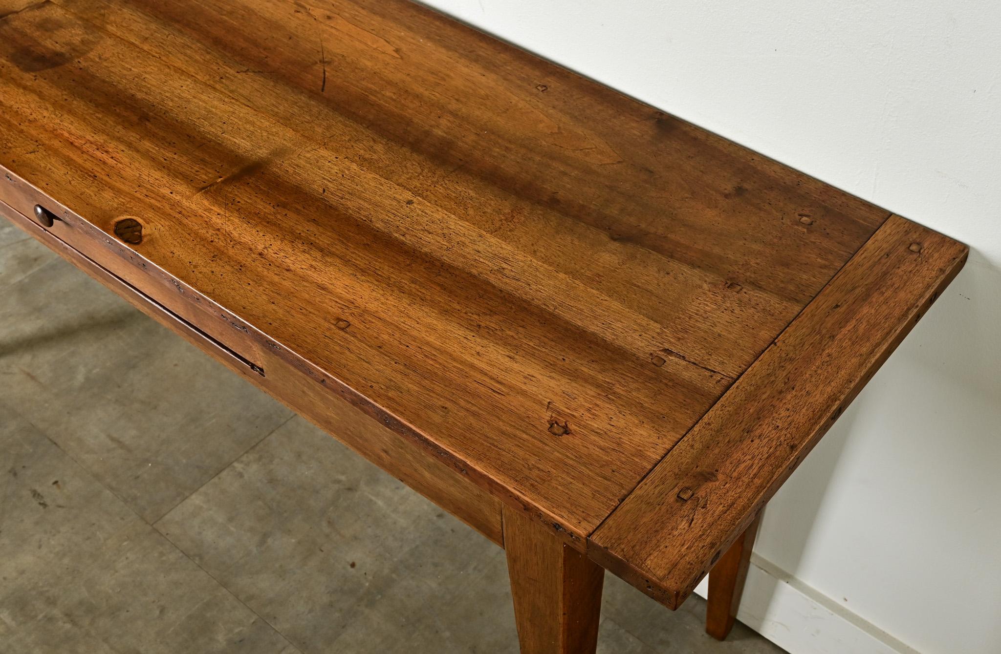 French Walnut Farmhouse Server For Sale 3