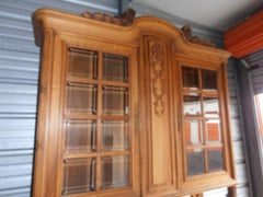 French Walnut Large Bookcase/Buffett Cabinet