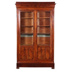 French Walnut Louis Philippe Bookcase