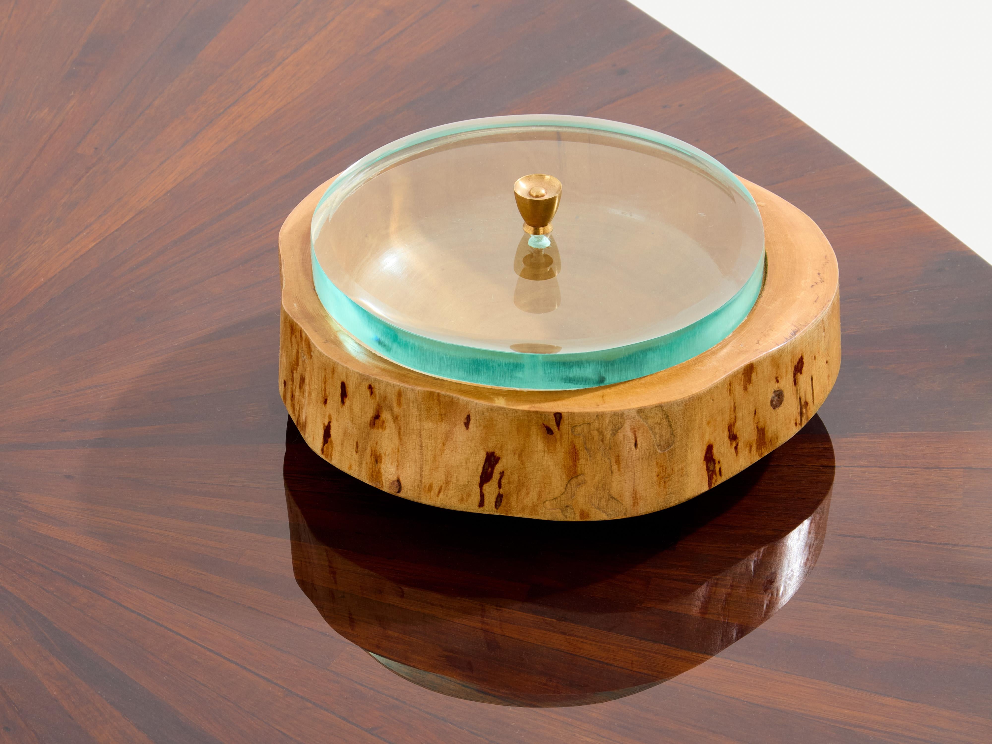 French walnut marquetry square coffee table 1970 For Sale 1
