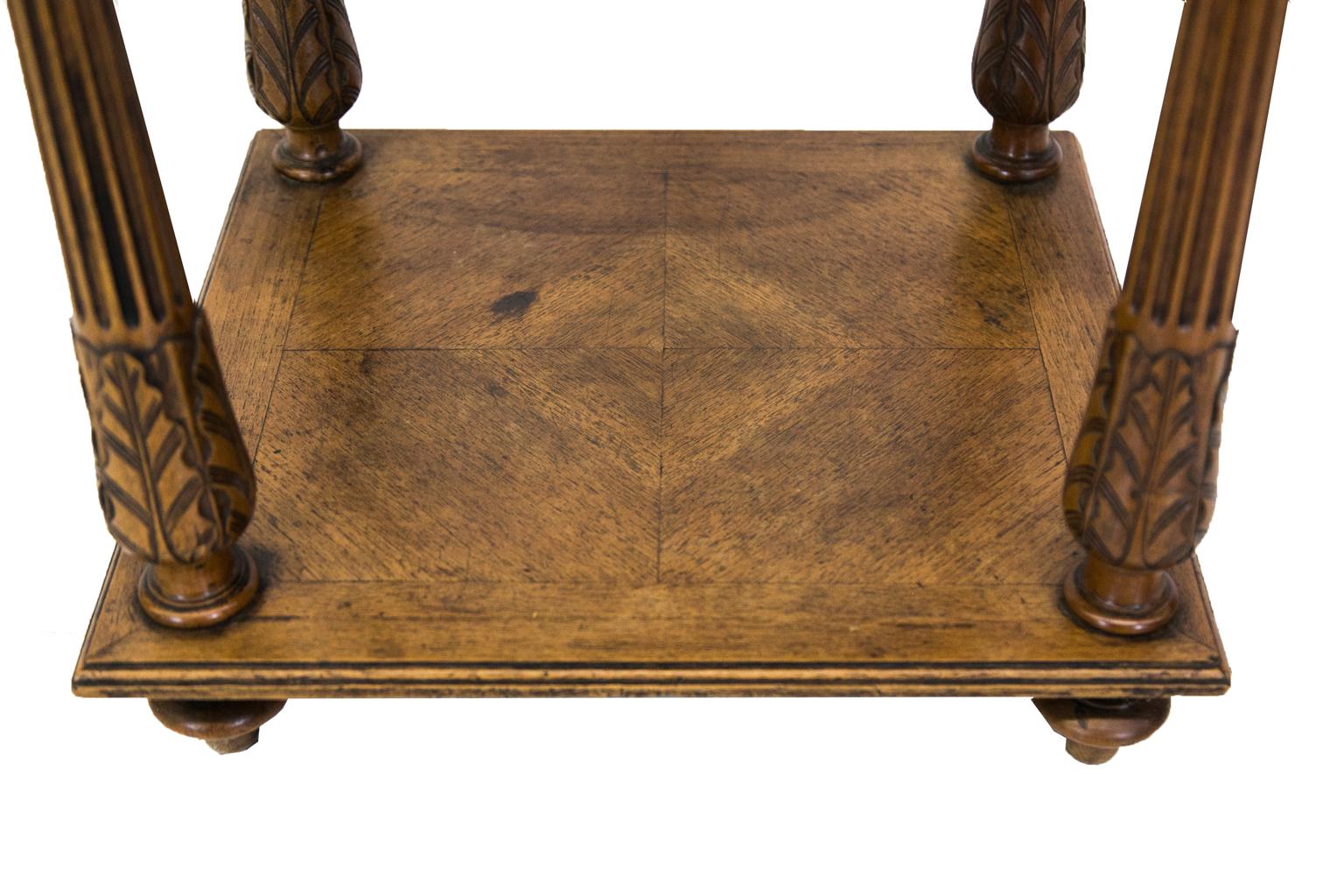 Late 19th Century French Walnut Nightstand For Sale