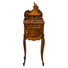 French Walnut Night Stand