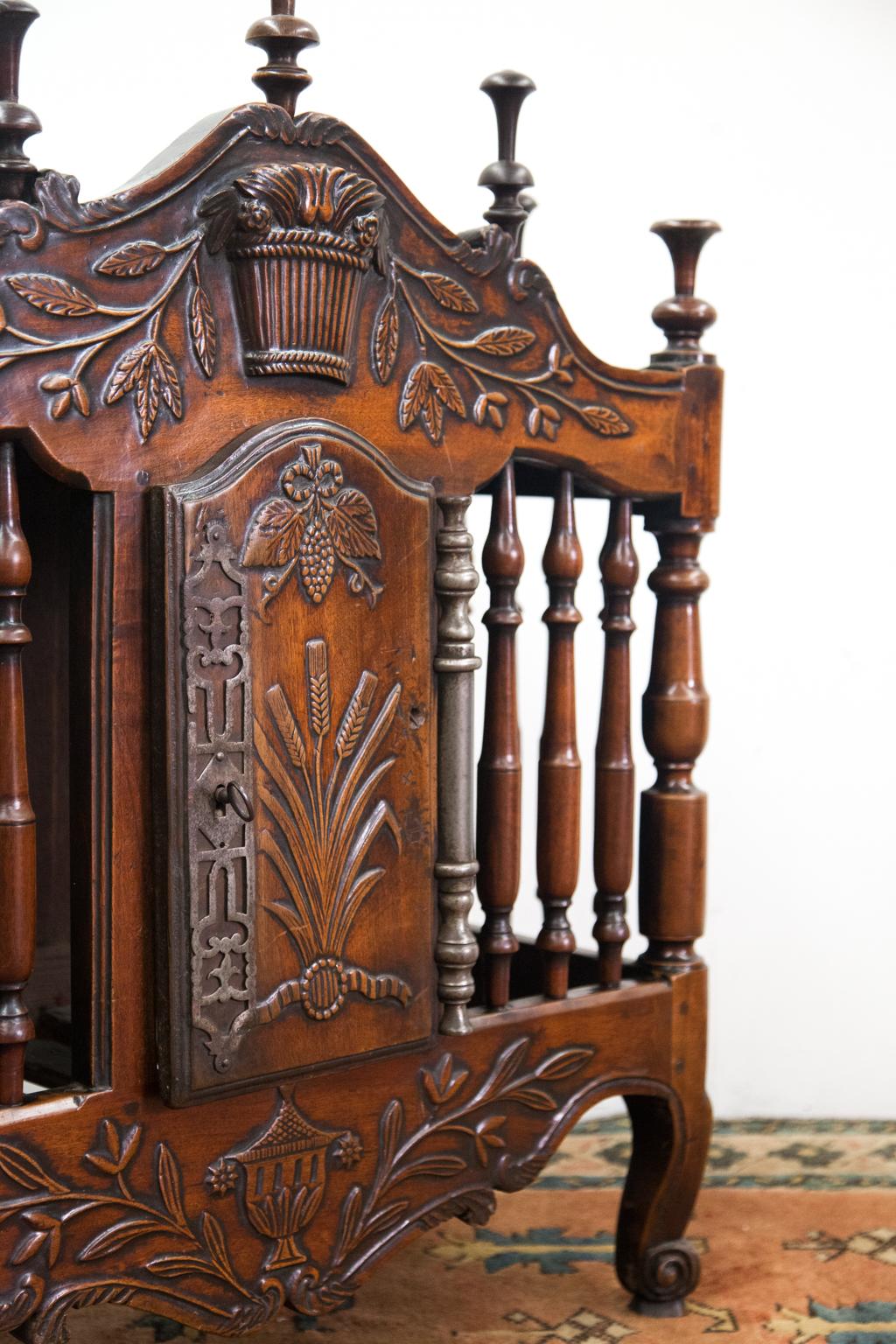 18th Century French Walnut Panetiere For Sale