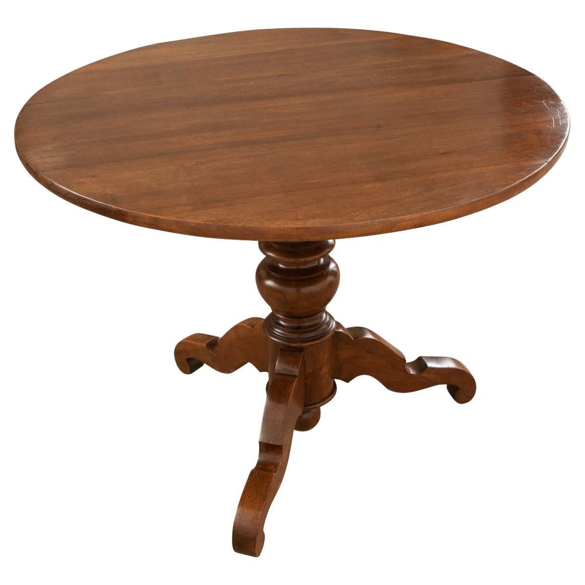 French Provincial Marquetry Inlaid Mixed Fruitwood Breakfast / Dining