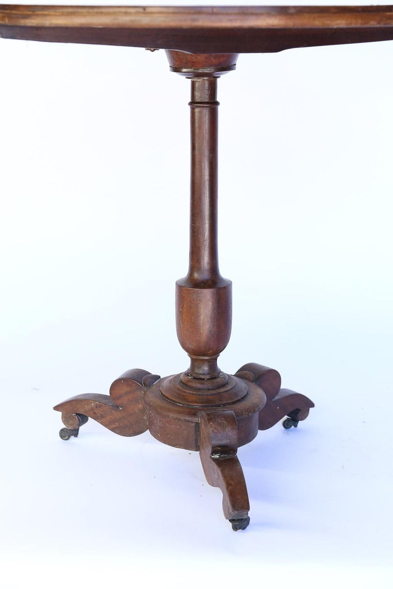 French Walnut Pedestal Table, circa 1870 For Sale at 1stDibs