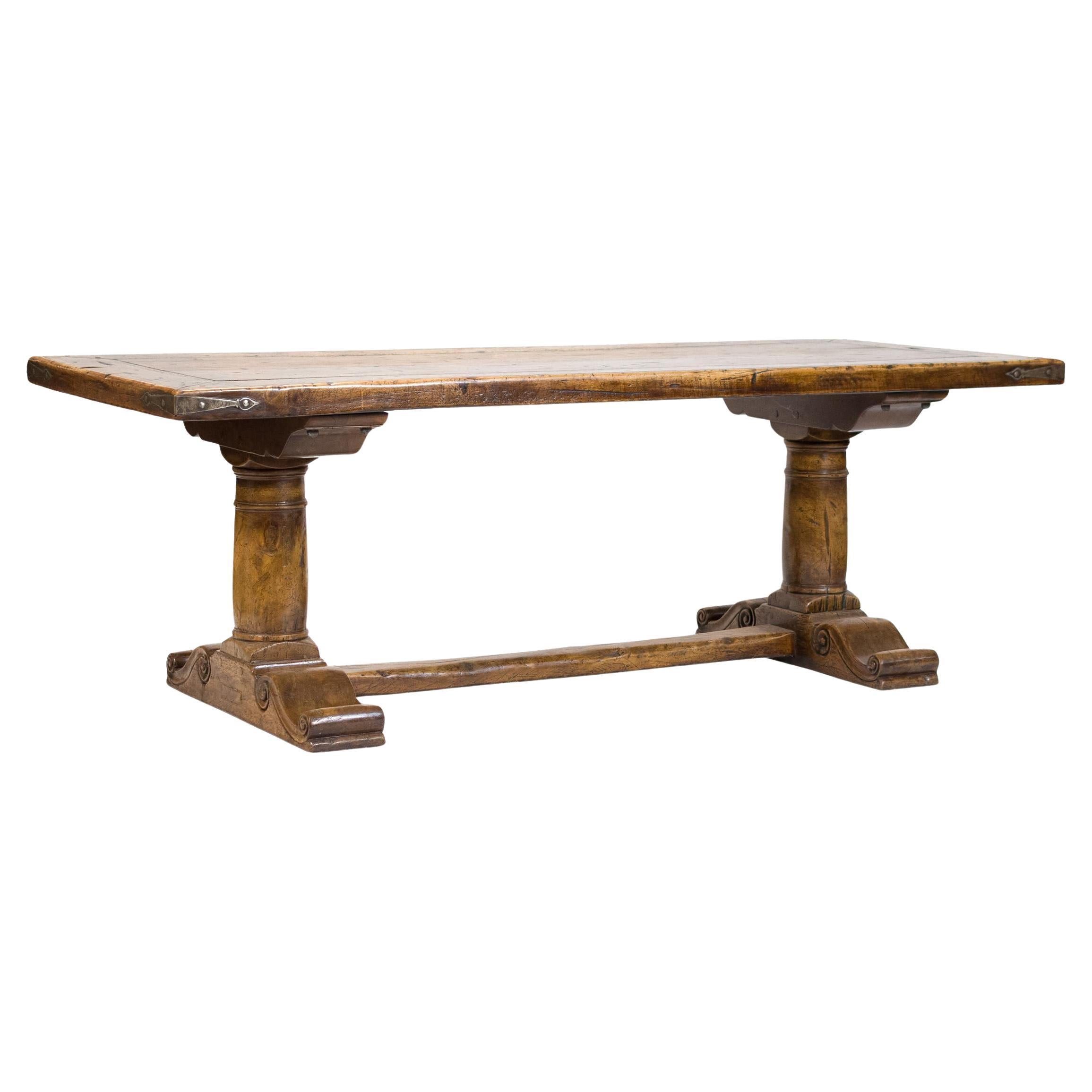 French Walnut Refectory Table