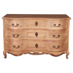 French Walnut Serpentine Commode