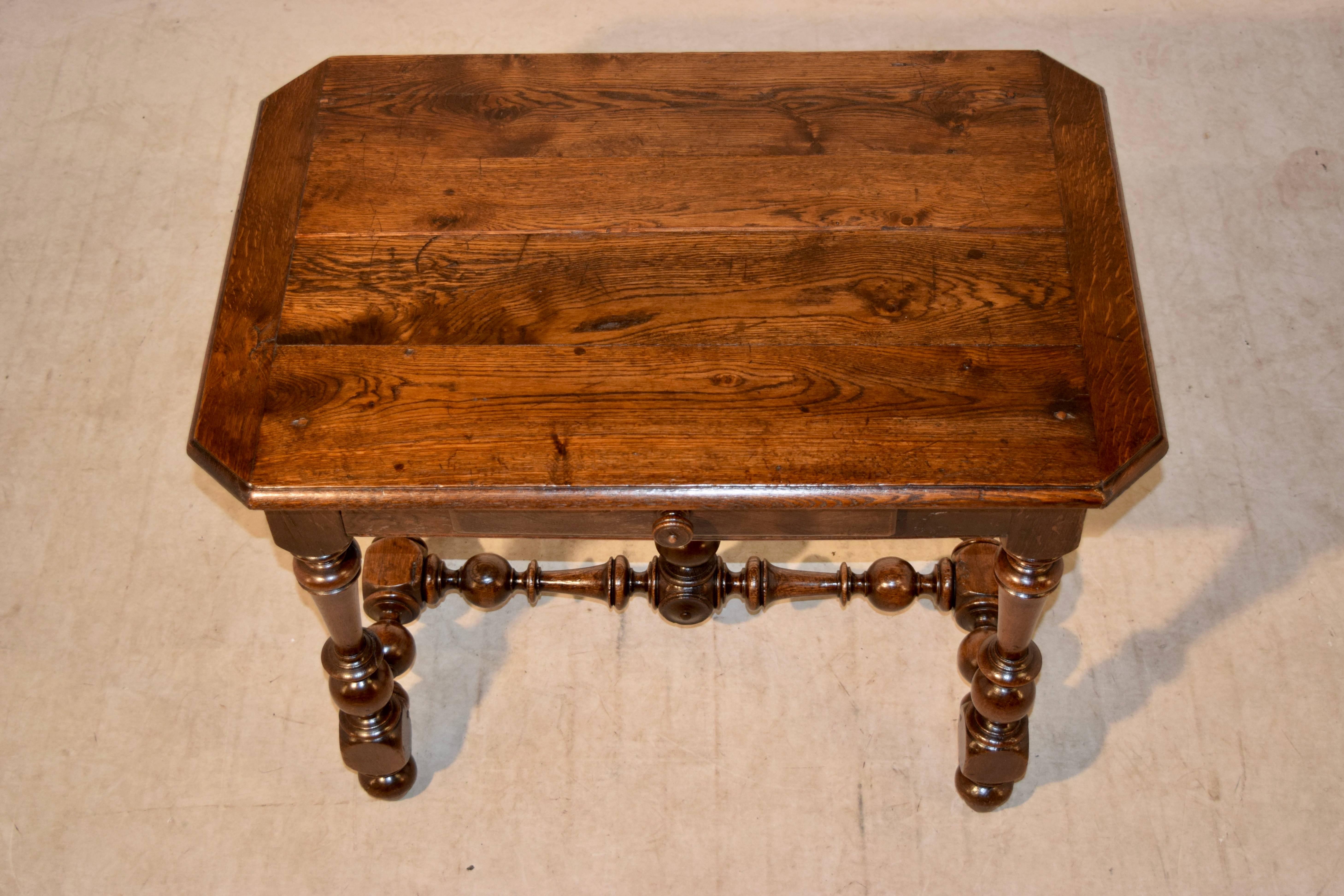 Directoire French Walnut Side Table, circa 1800