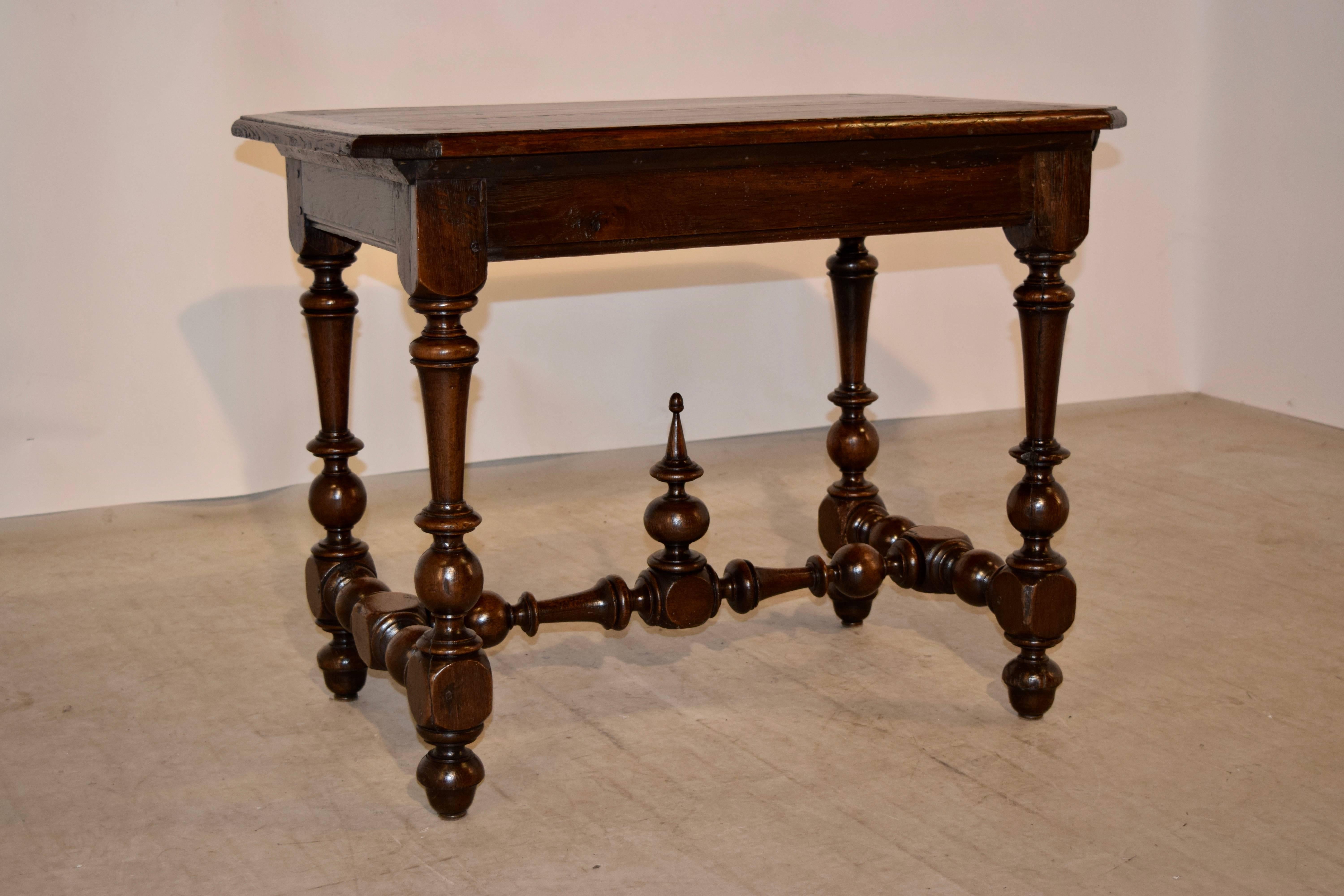 19th Century French Walnut Side Table, circa 1800