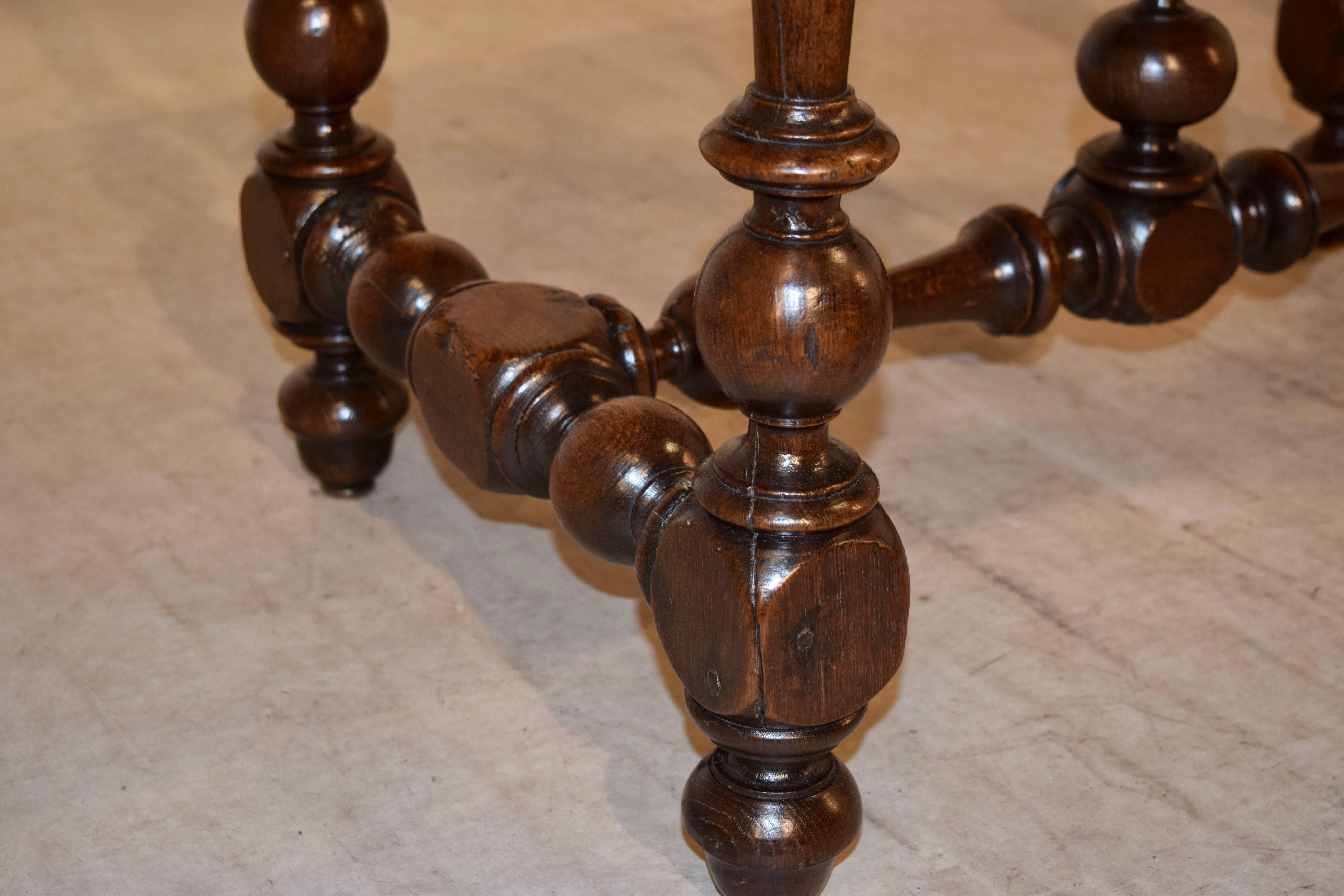 French Walnut Side Table, circa 1800 3