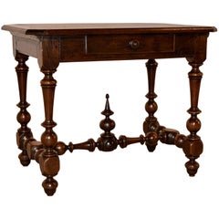 French Walnut Side Table, circa 1800
