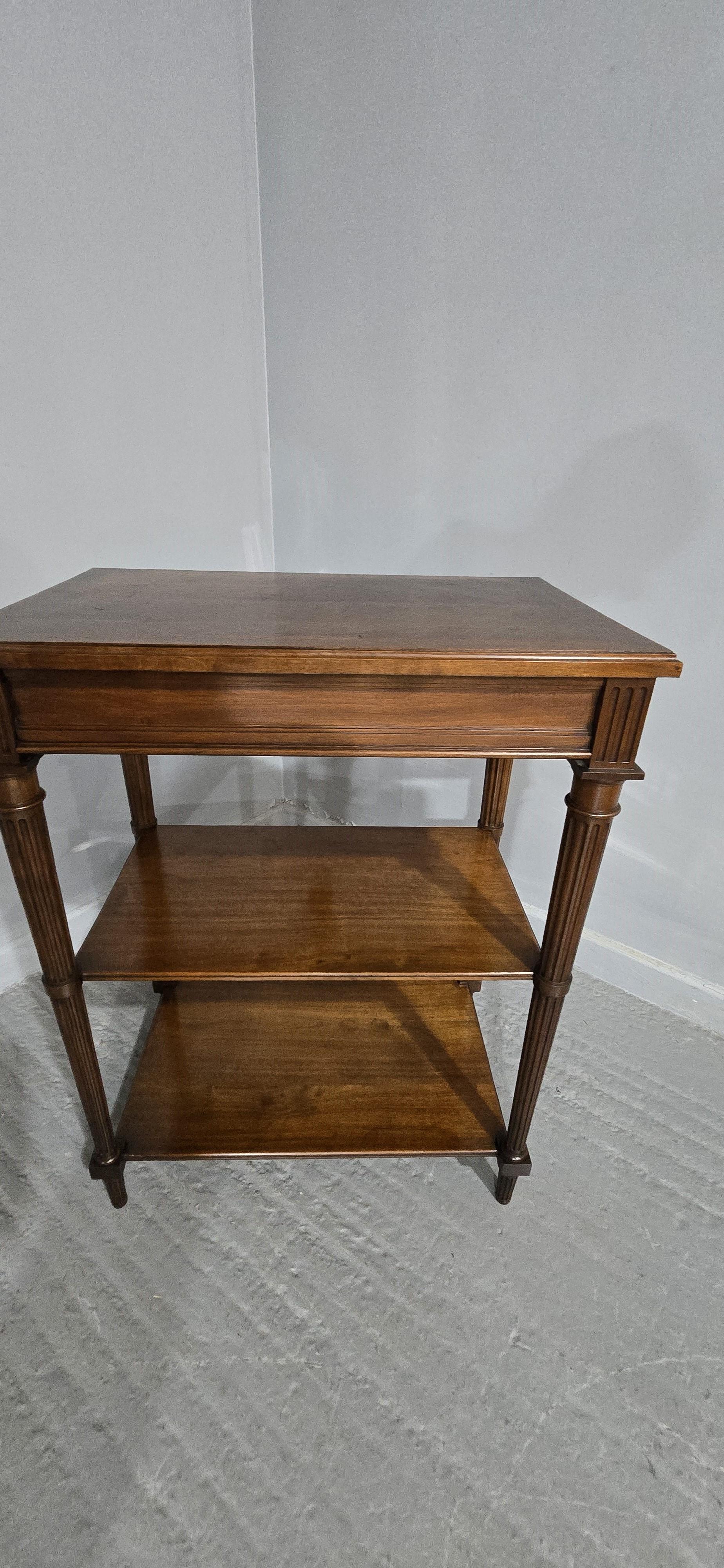 French Walnut Side Table For Sale 5