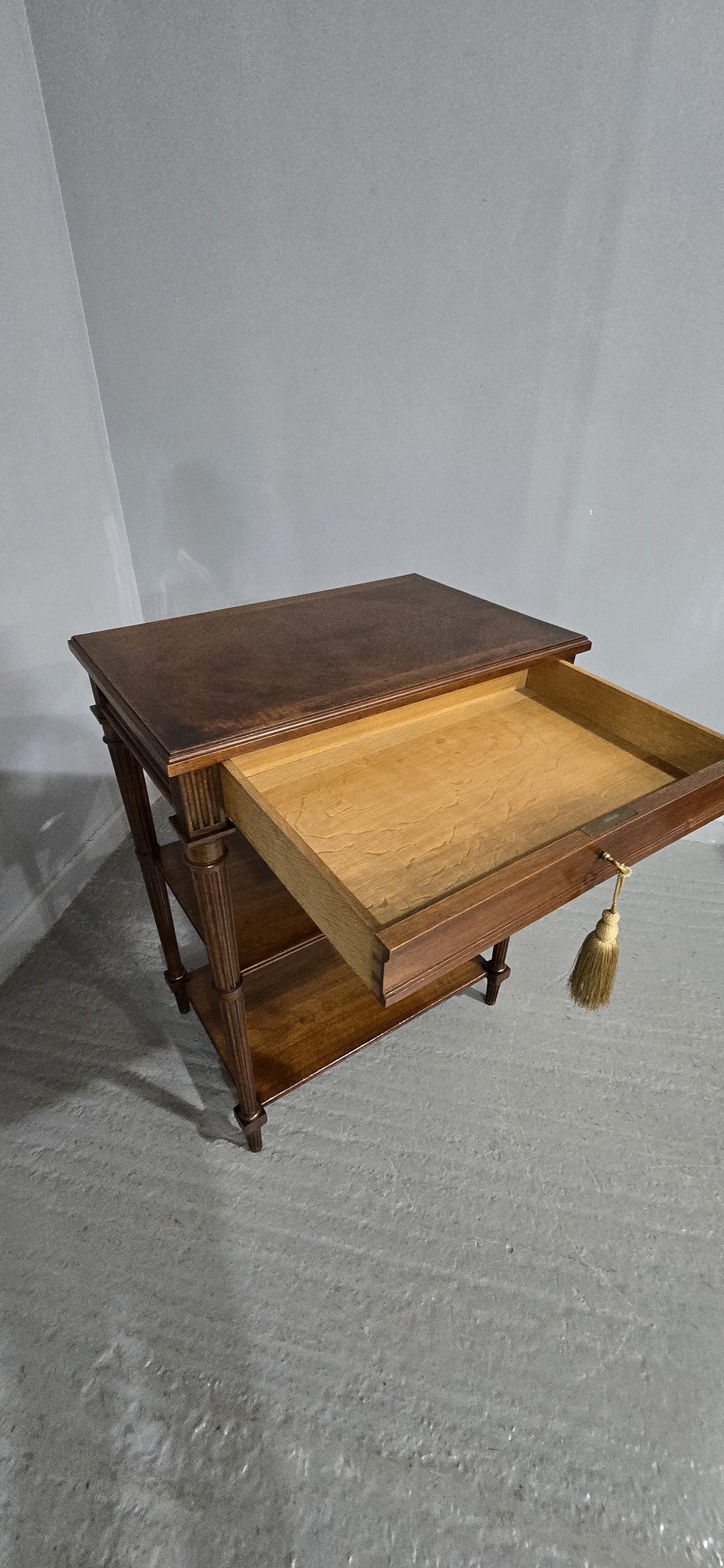 French Walnut Side Table For Sale 4