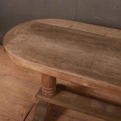 French Walnut Trestle Table