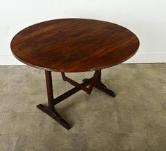 French Walnut Wine Tasters Table