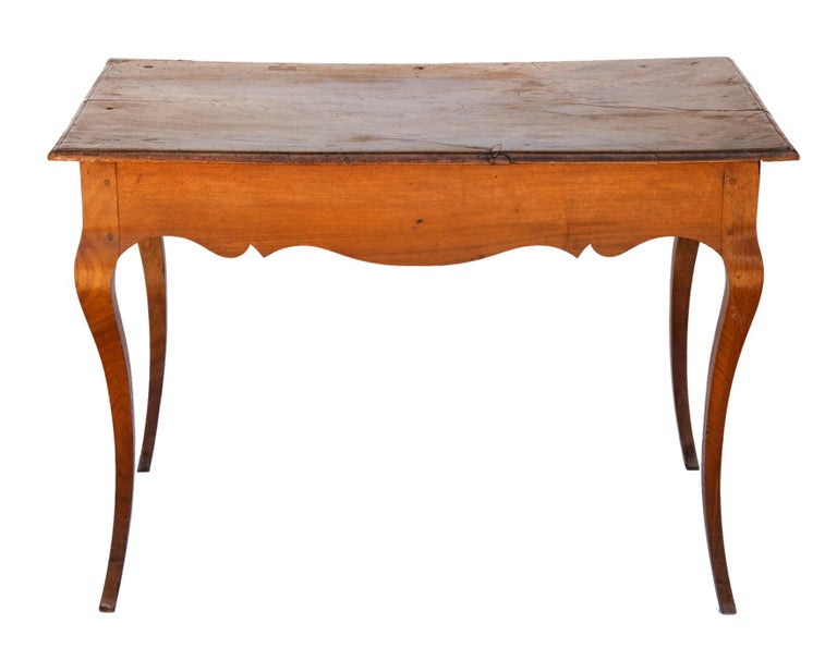 French Walnut Writing Table / 2 Drawers at 1stDibs