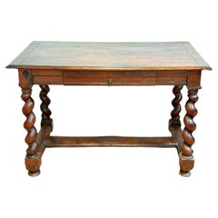 Antique French walnut Writing Table, circa 1800