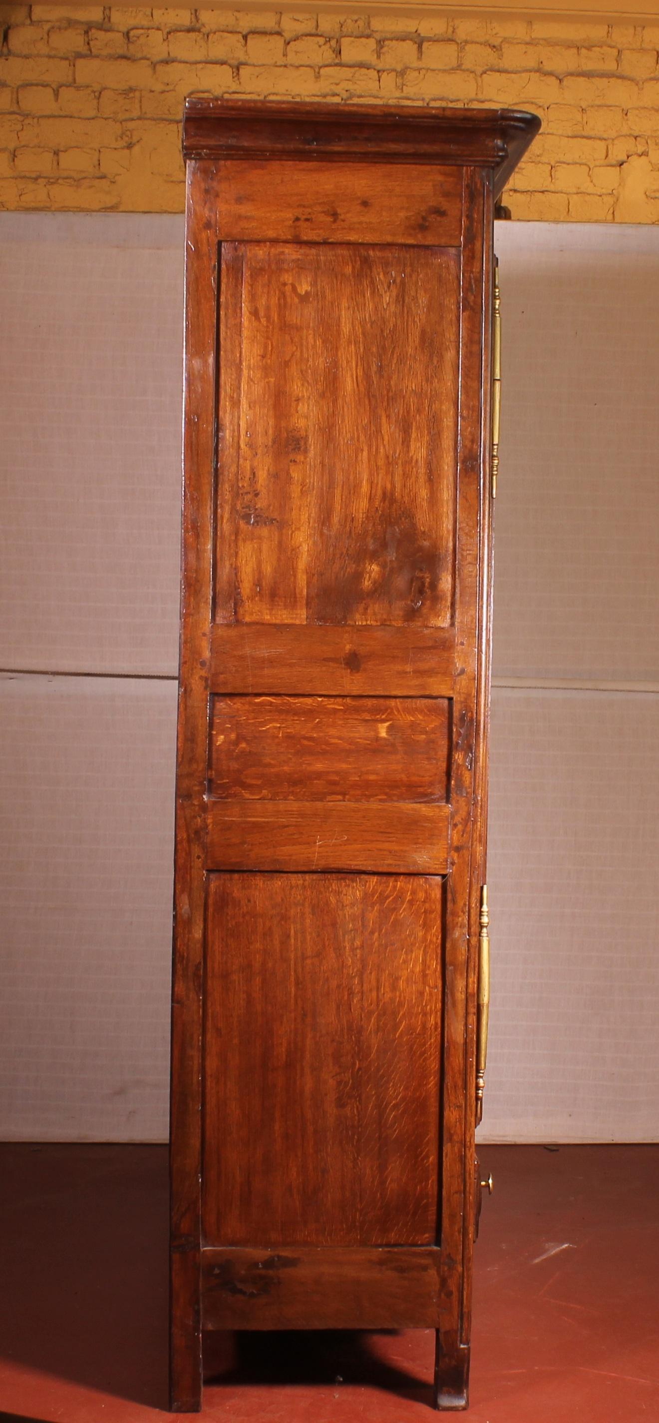 French Wardrobe 18th Century in Oak 1