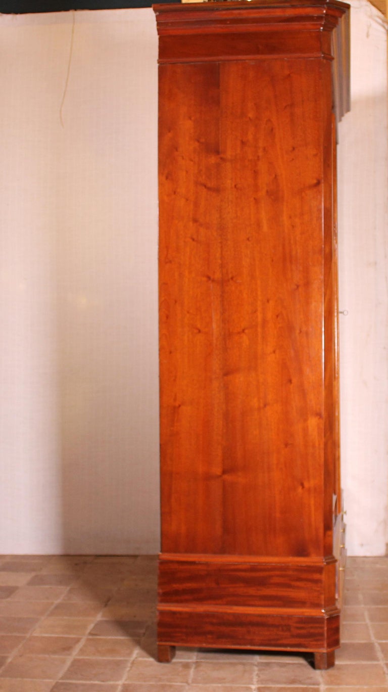 French Wardrobe 19 Century in Mahogany For Sale at 1stdibs