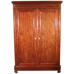 French Wardrobe 19th Century in Mahogany