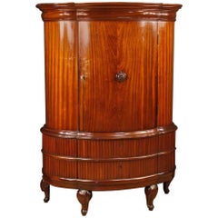 French Wardrobe in Carved Mahogany Wood from 20th Century