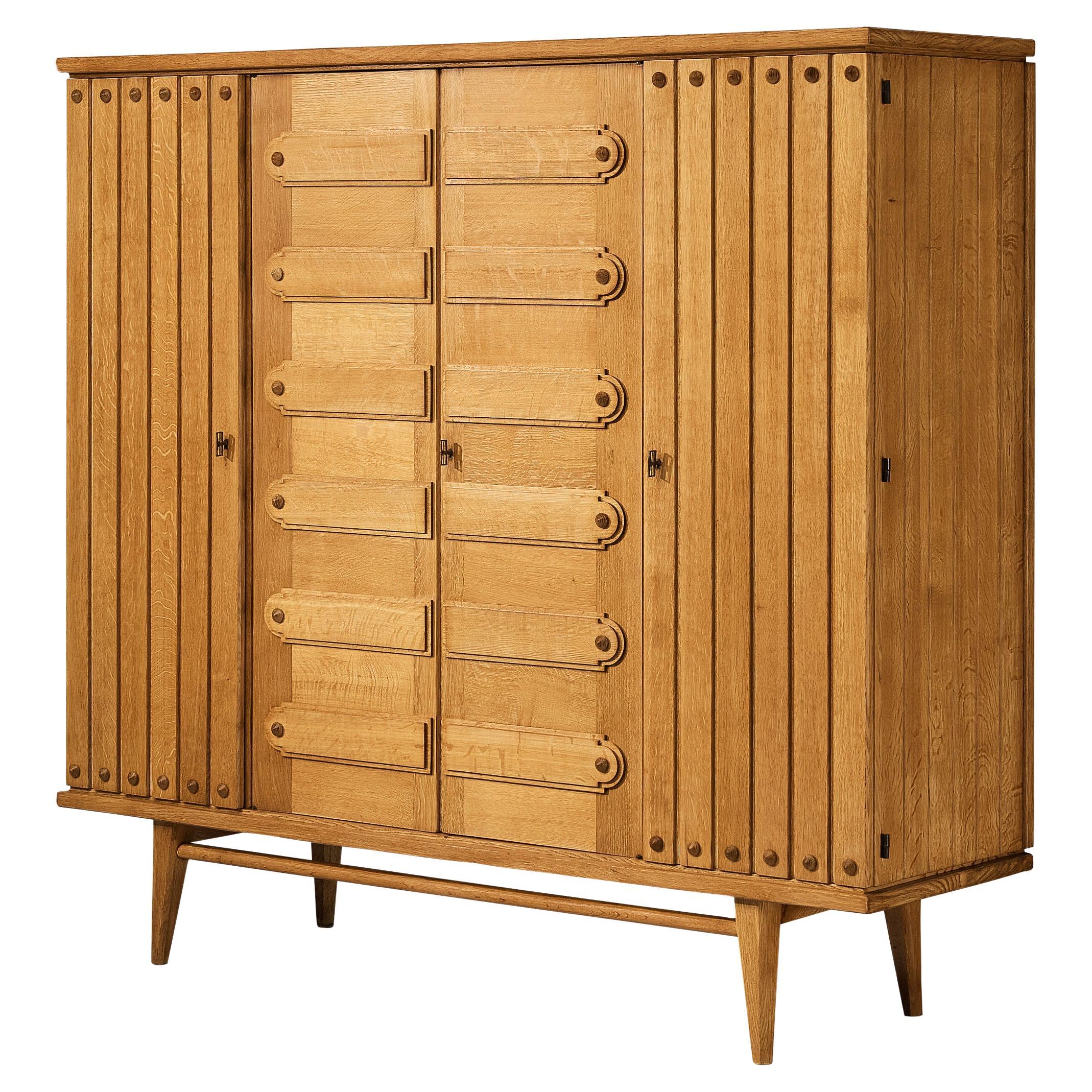 French Wardrobe in Oak 