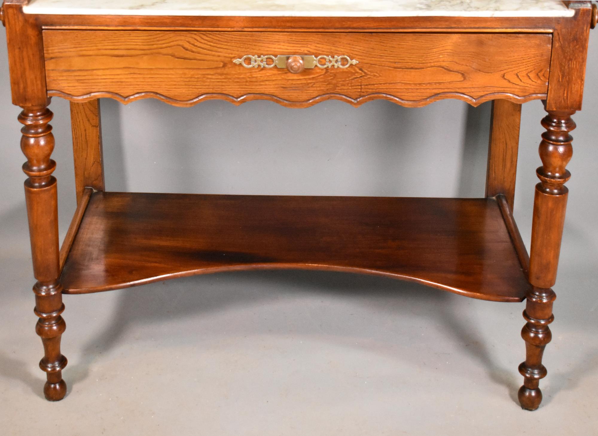 French Washstand in Chestnut Louis Philippe Style 8