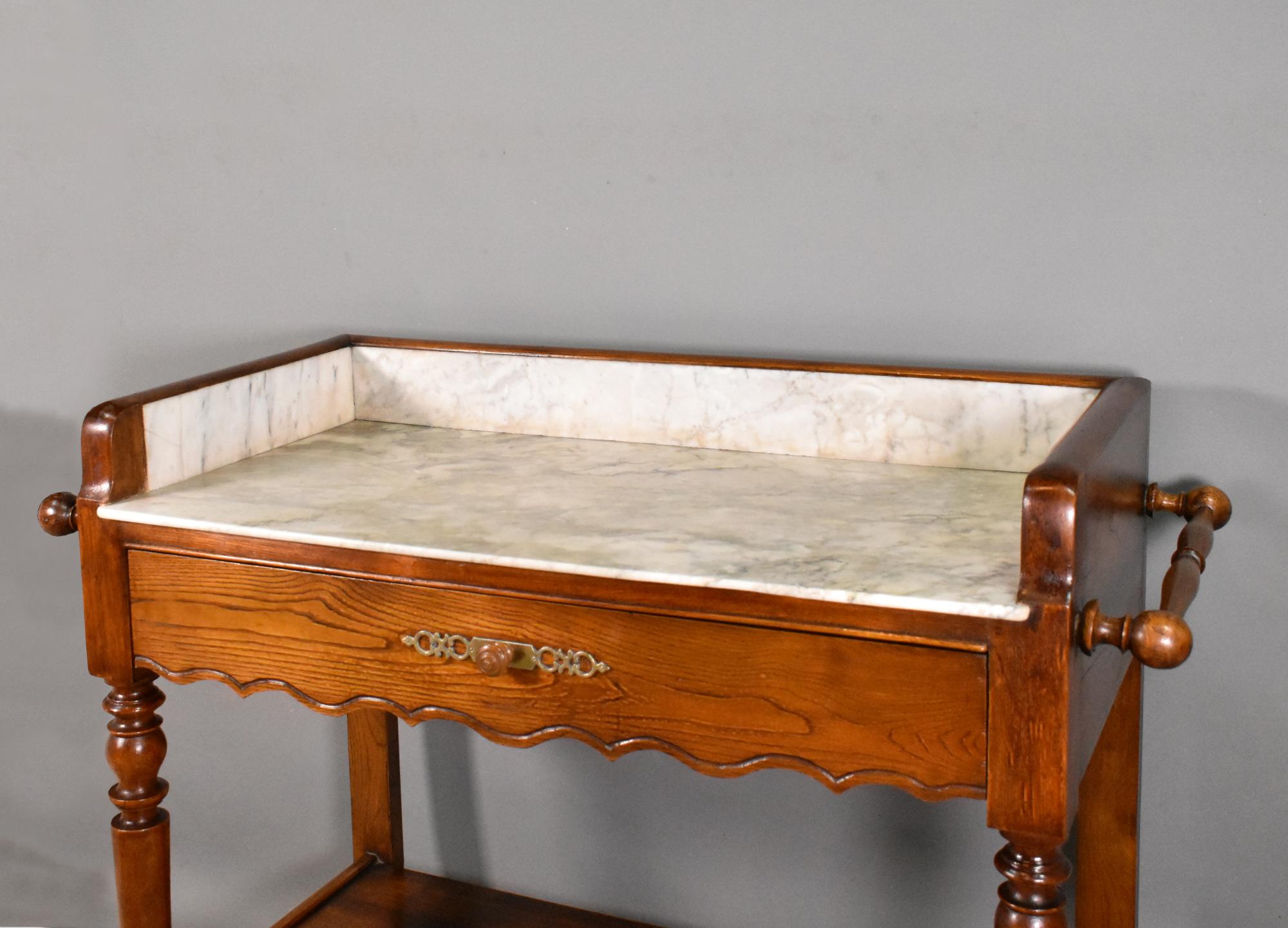 French Washstand in Chestnut Louis Philippe Style 2