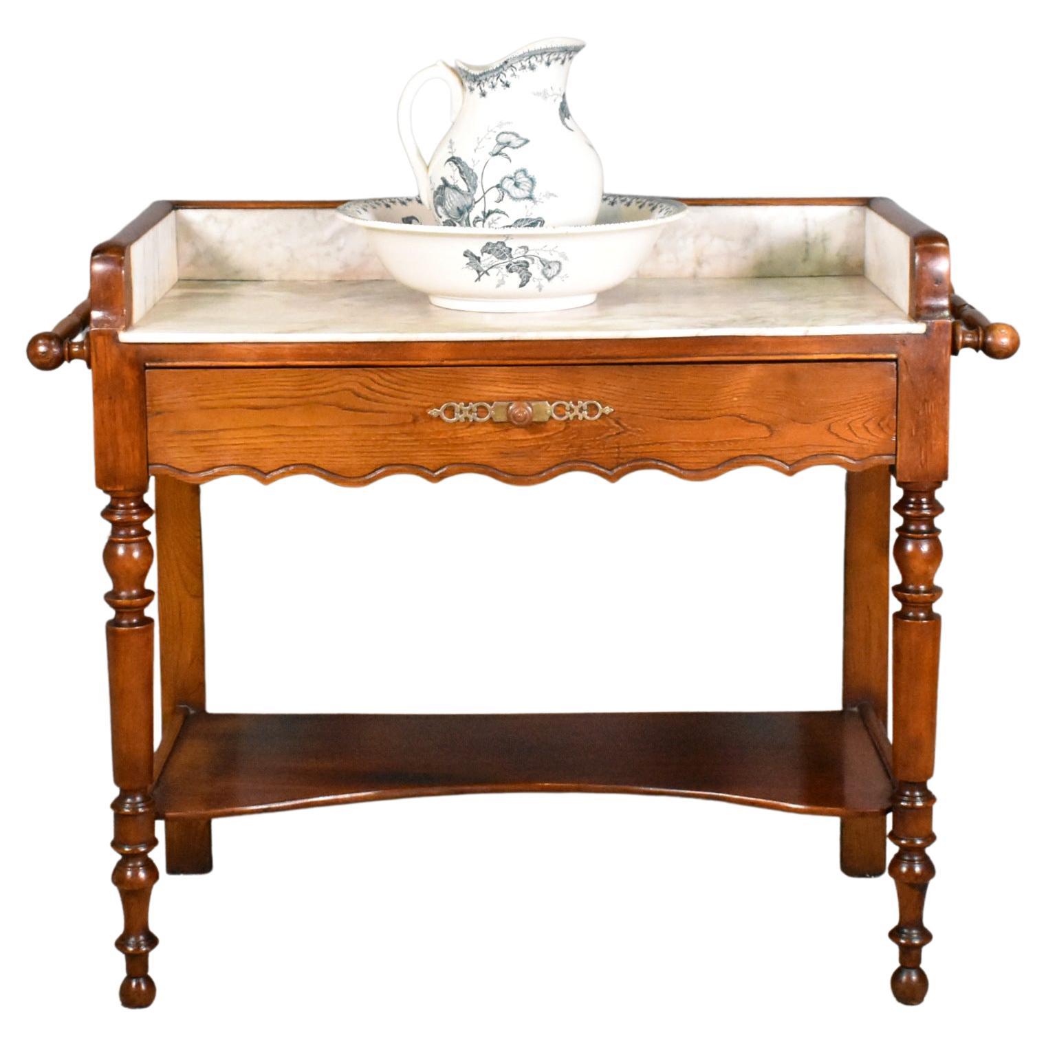 French Washstand in Chestnut Louis Philippe Style